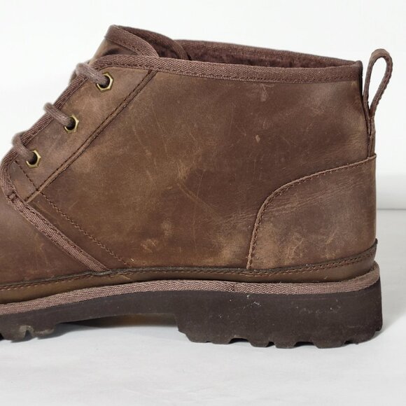 UGG Men's Neuland Waterproof Boot Wool Lined Leather Chukka - Picture 8 of 12